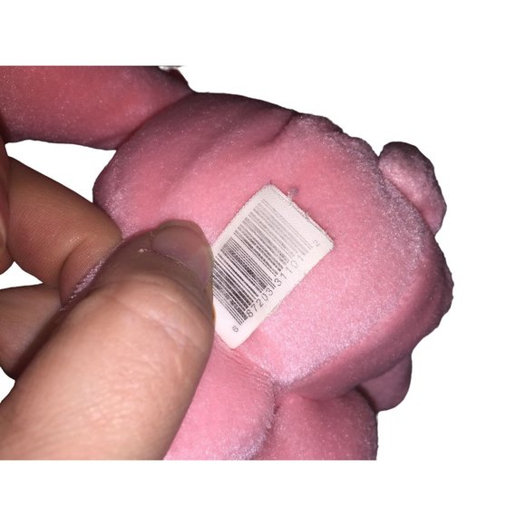 Vintage Care Bears Cheer Bear Wearing Easter Bunny Ears - Plush Vintage Toy - Picture 4 of 6